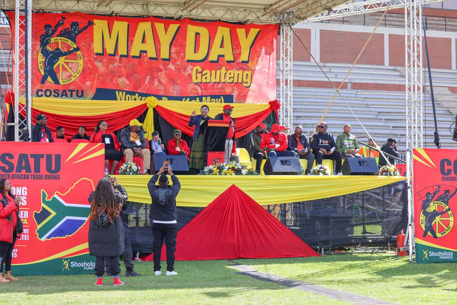 COSATU Celebrates May Day At Tsakane Stadium