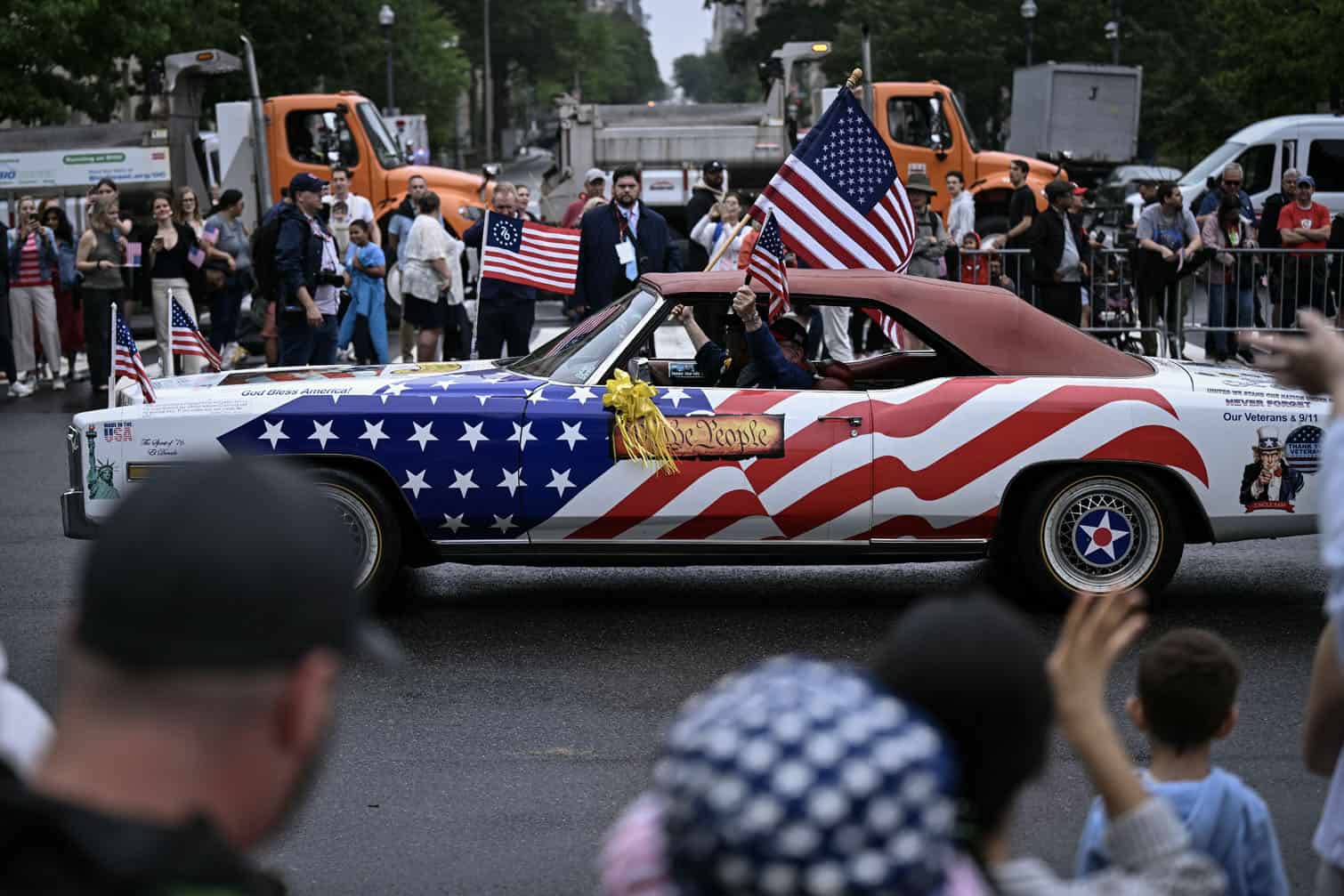 Memorial Day parade in Washington DC