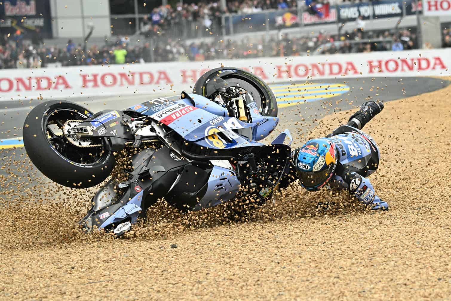 BK8 Gresini Racing MotoGP's Spanish rider Alex Marquez