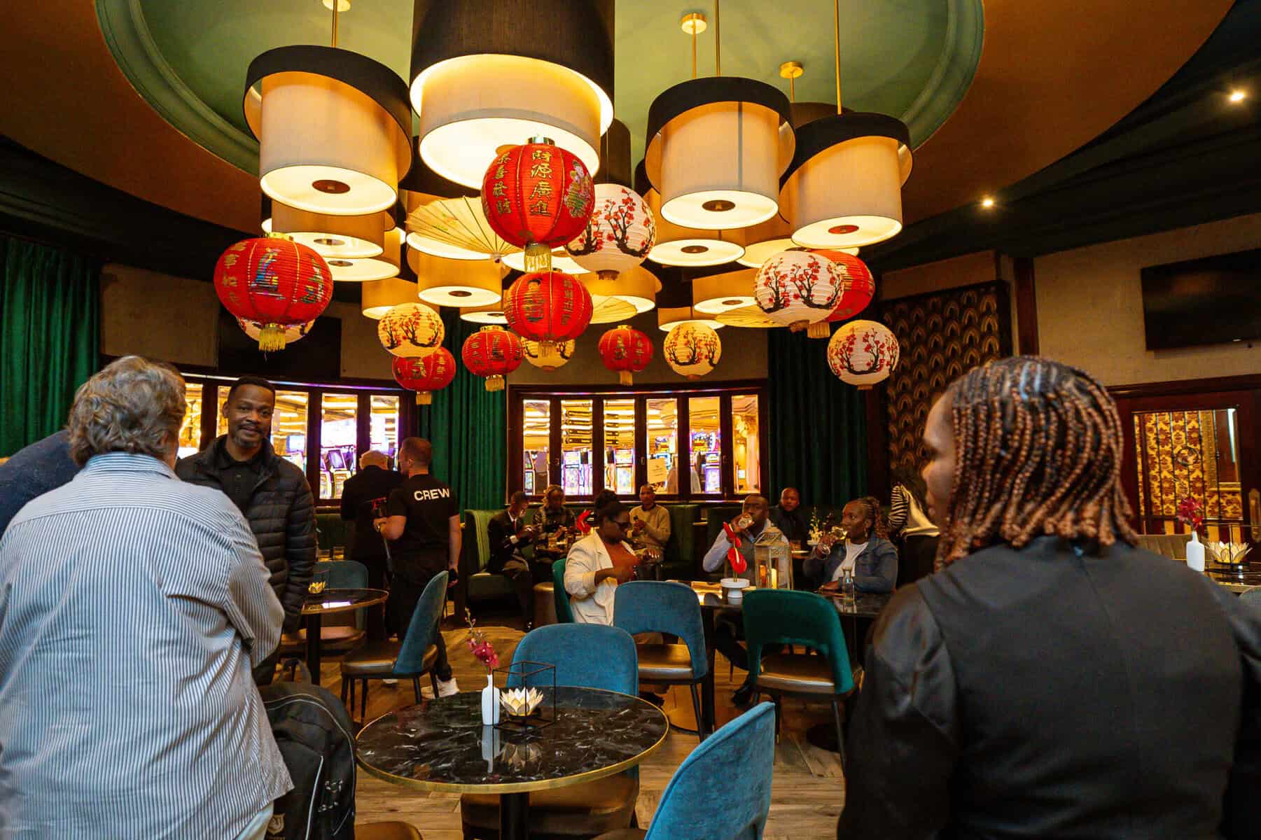 Guests at Molecule Bar before the official opening of the Jade Casino at Emperor's Palace, Kempton Park. Picture: Supplied, 9th Block Productions for Peermont