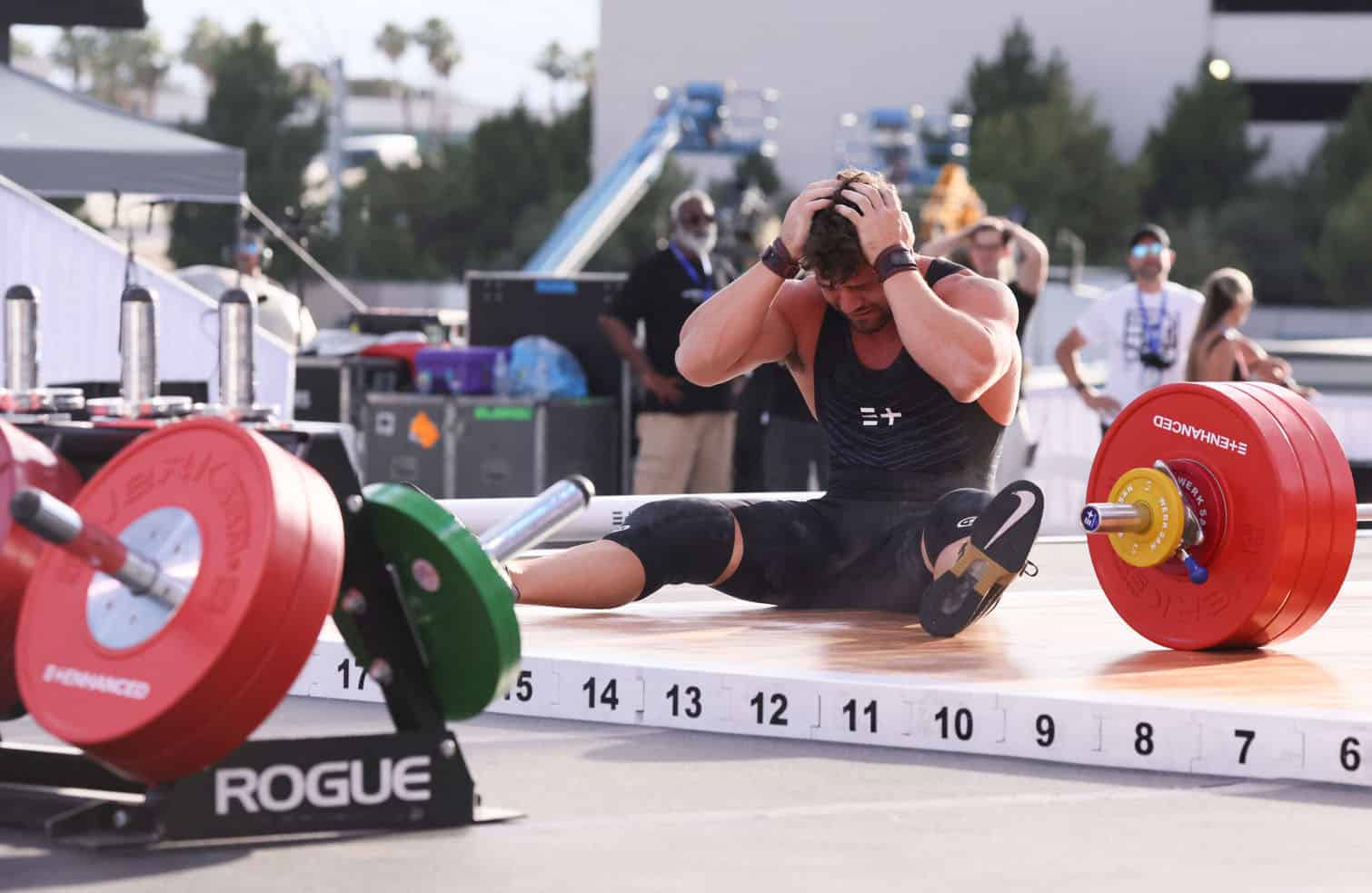 Canadian weightlifter Boady Santavy