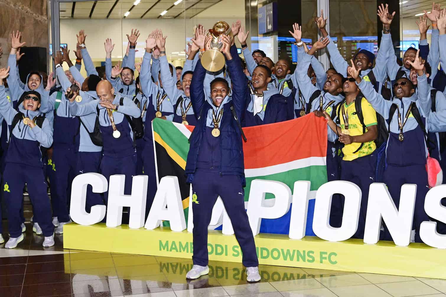 TotalEnergies CAF Champions League: Mamelodi Sundowns Arrival
