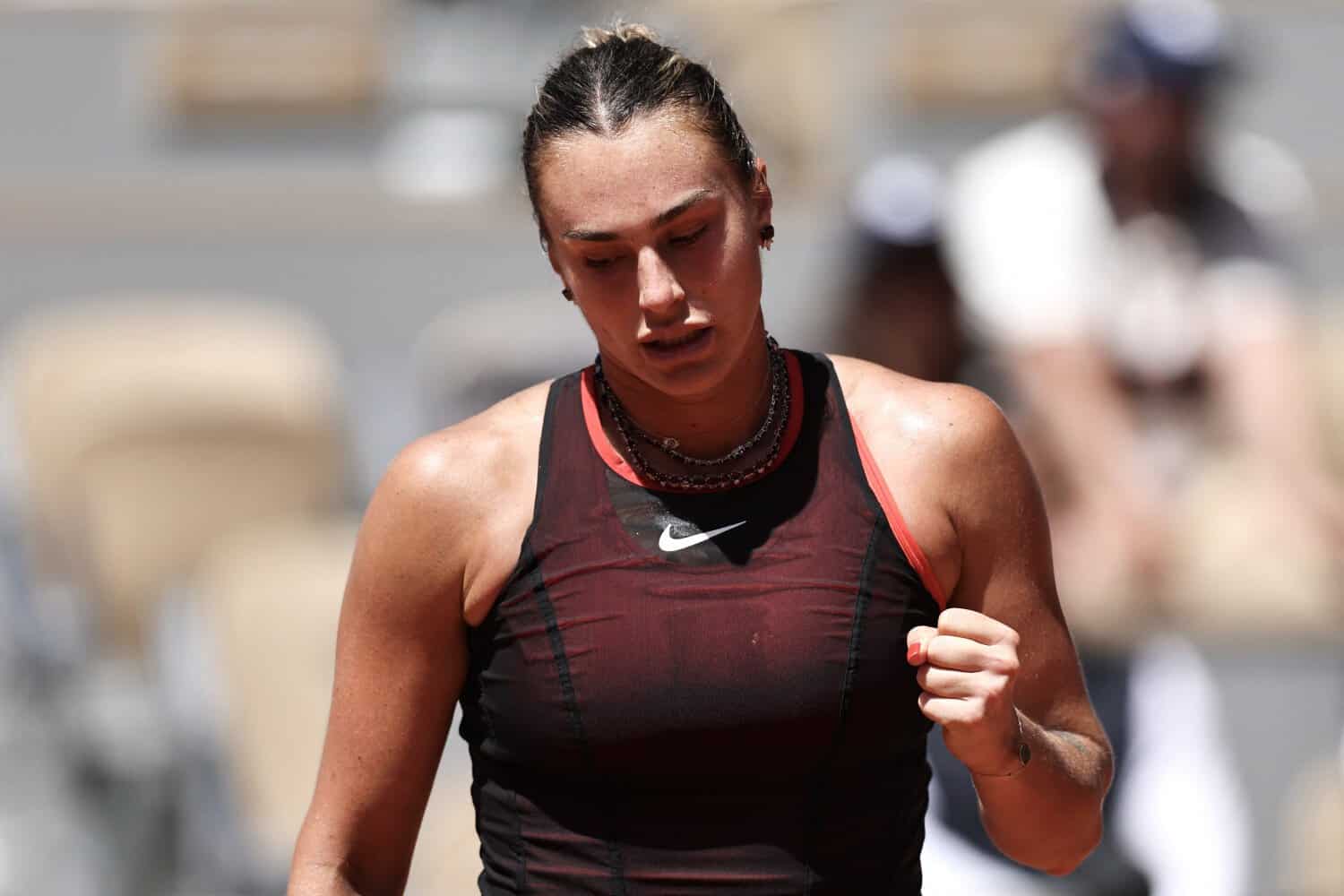 Aryna Sabelenka at the French Open