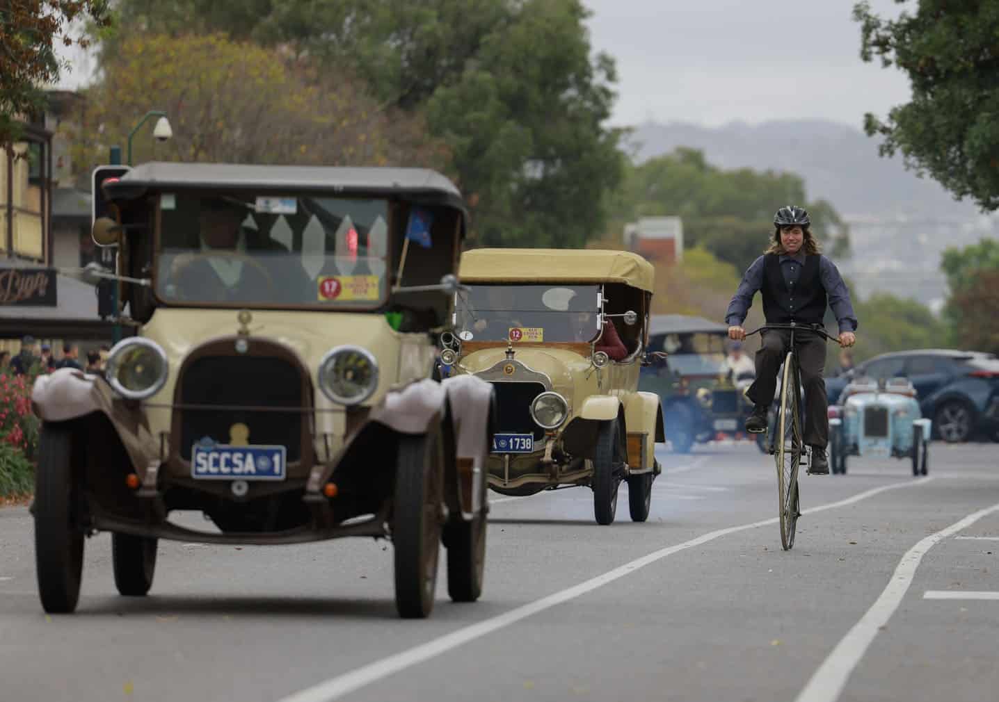 Classic Car Enthusiasts Gather For Old Crocks Run