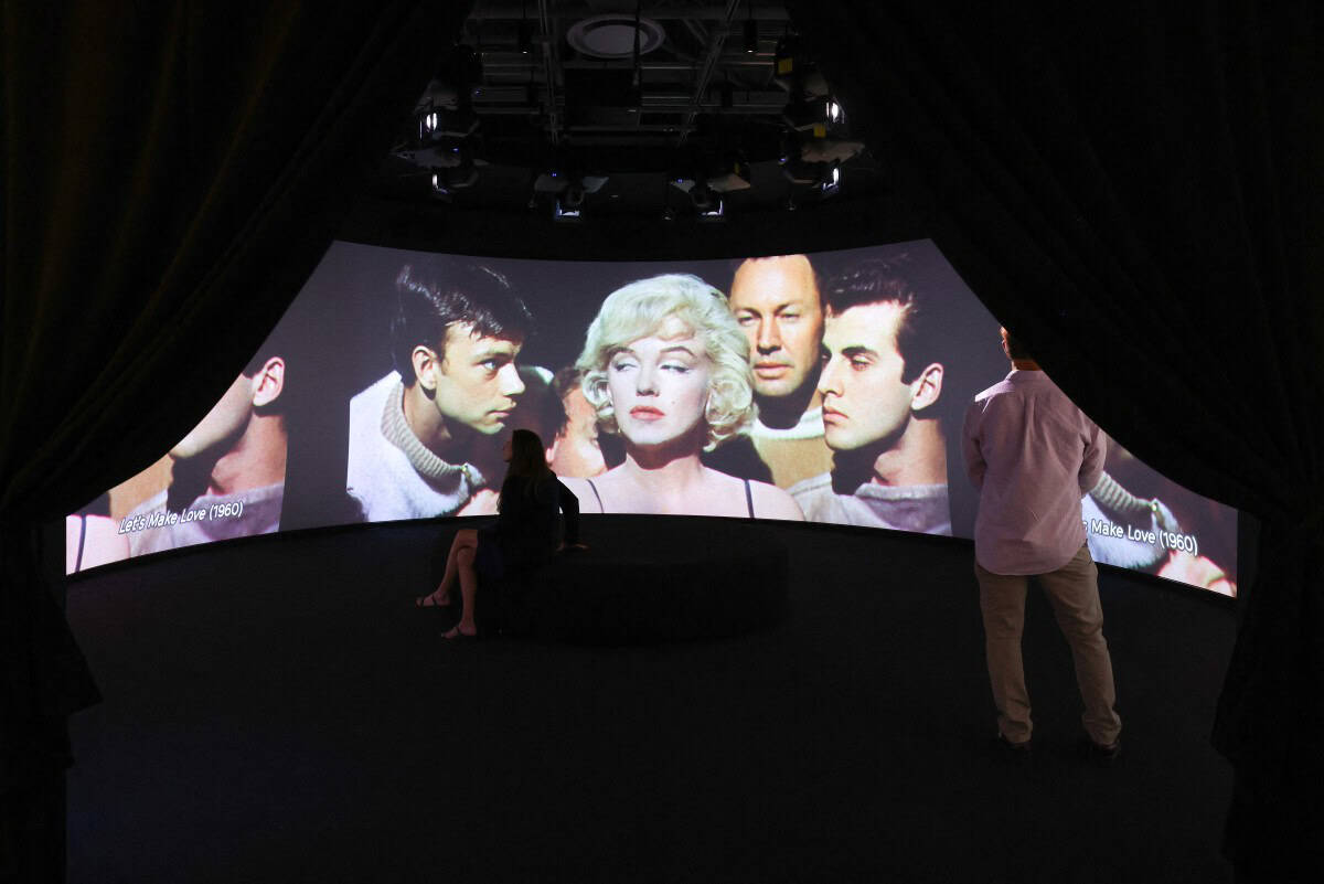 TOPSHOT - An exhibit is seen during the Exhibition Preview for