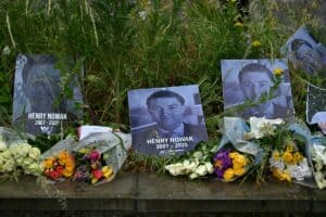 UK PM slams violence over police handcuffing of dying student