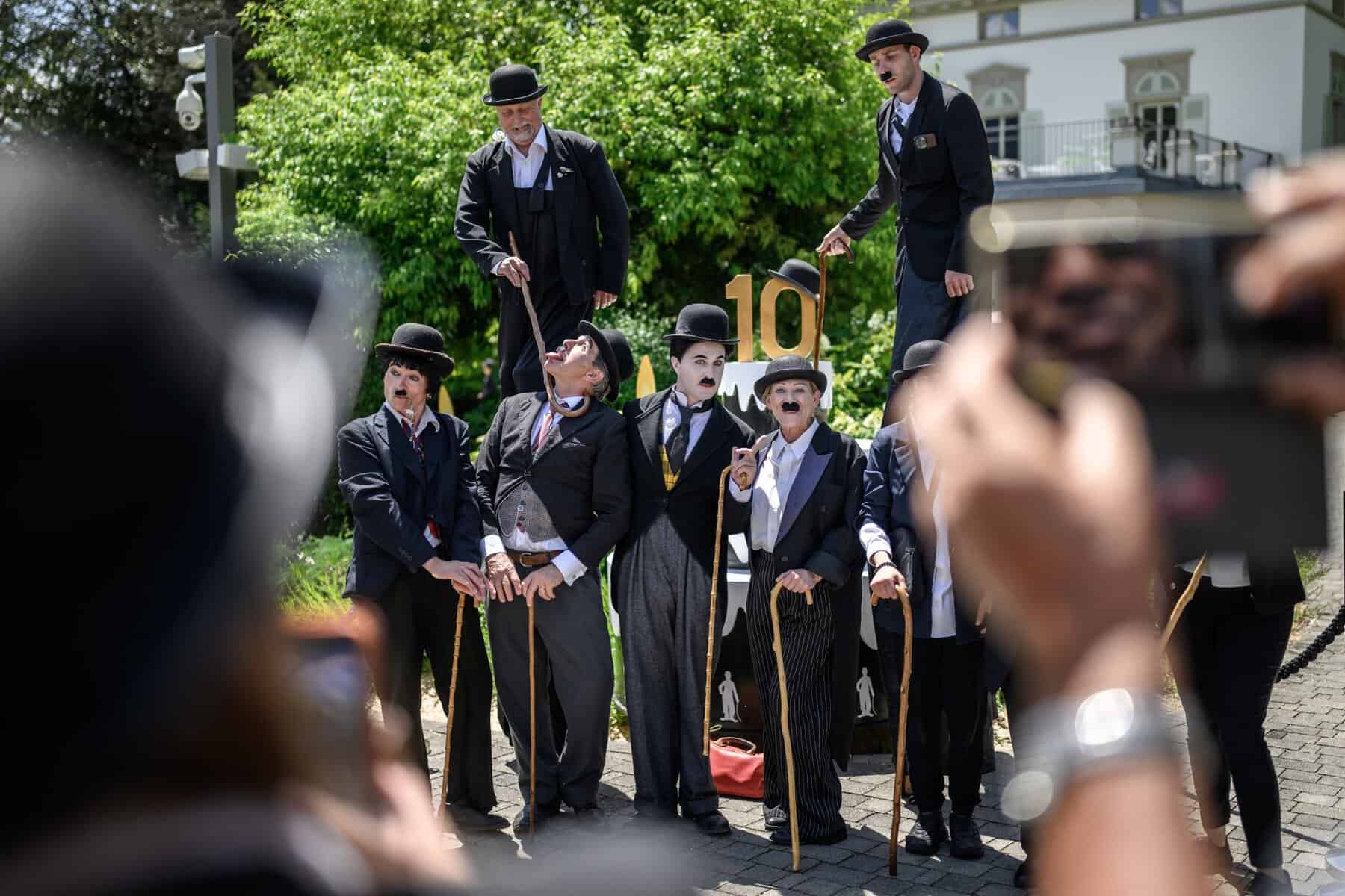 People dressed as