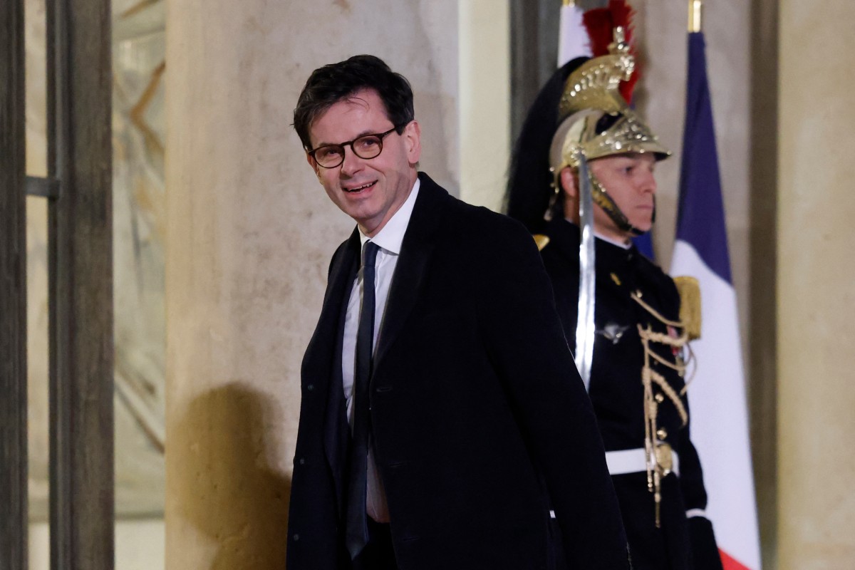 President of Chateau de Versailles Christophe Leribault arrives at the Elysee Palace, in Paris on February 27, 2024. The Louvre Museum, in crisis since the October robbery, is "out of breath" and facing "a wall of investments" needed to renovate its aging facilities, its president Christophe Leribault said on June 17, 2026. Picture via by Ludovic MARIN / AFP