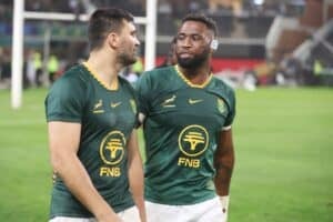 Damian de Allende and Siya Kolisi