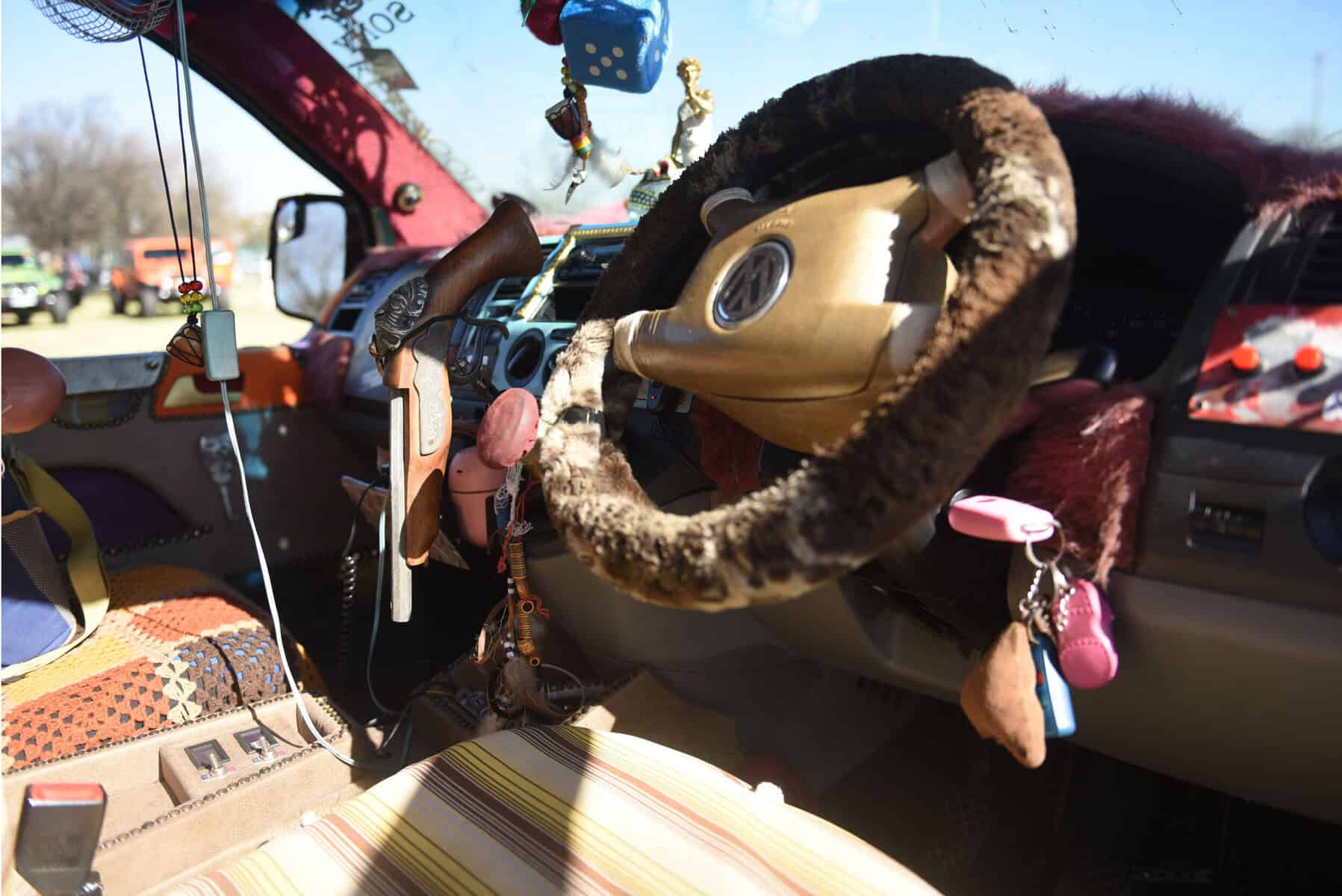 Inside a VW Transporter which took 4 years to built