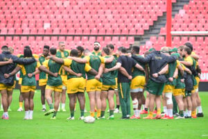 Springbok players at Ellis Park