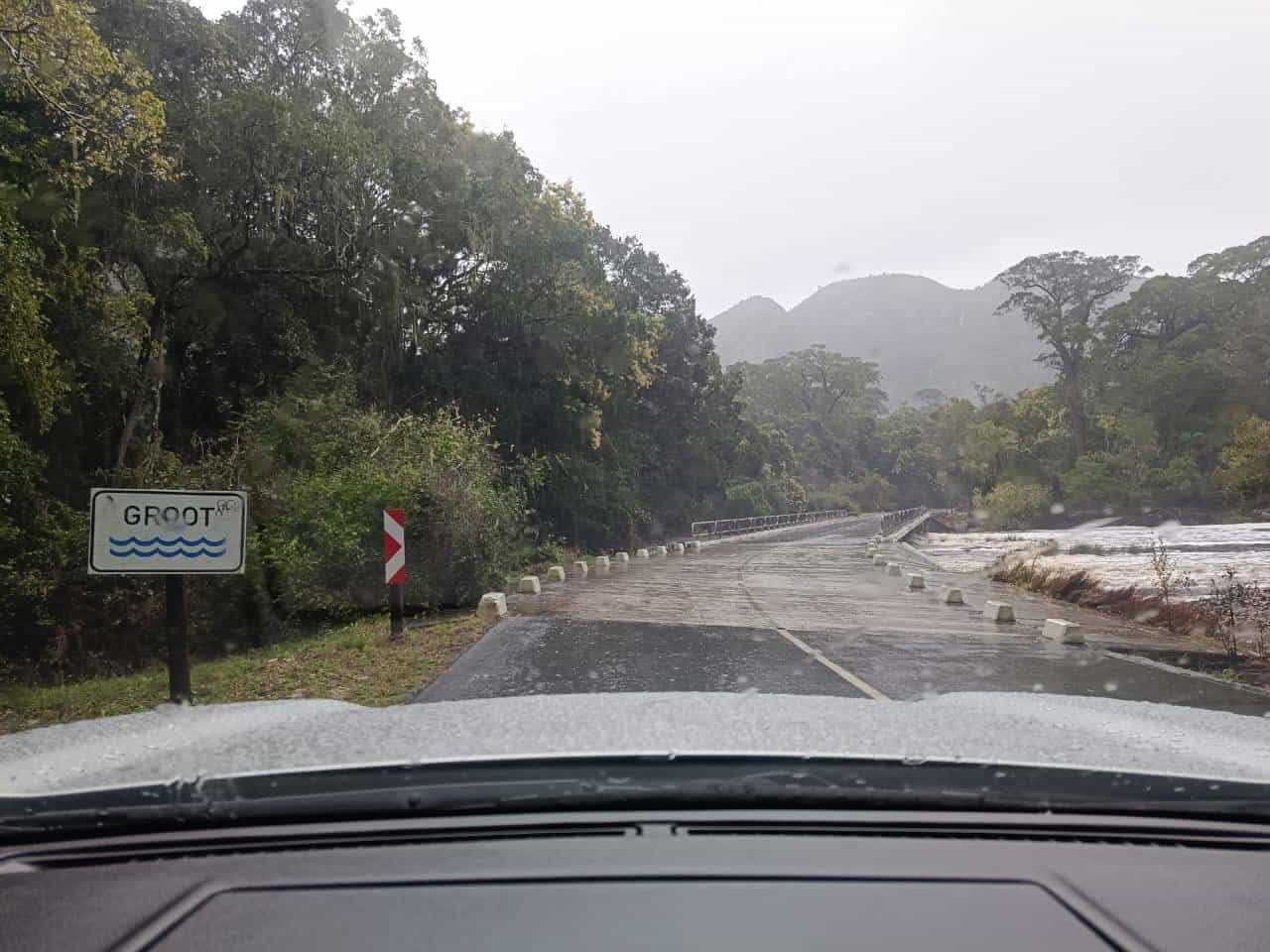 flooding, garden route, weather, motorists, warning