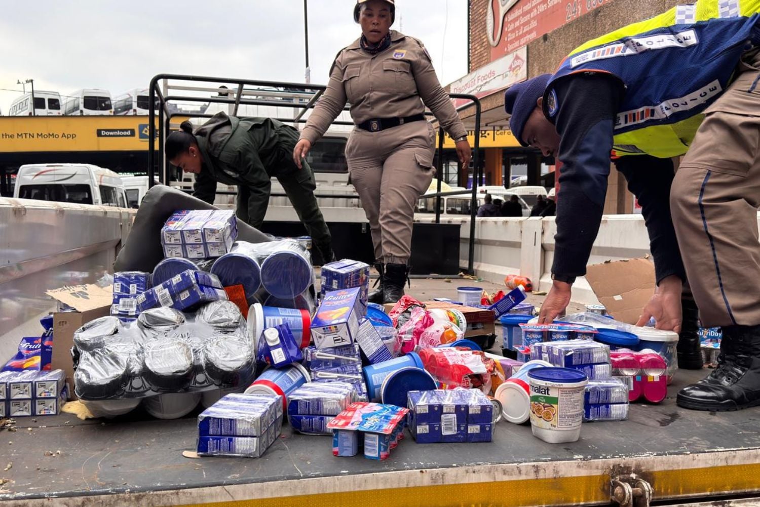 JMPD busts Joburg operation, altering expired food and stashing stolen cables