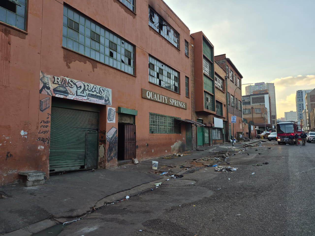 5 killed, including children, in ‘hijacked’ Joburg CBD building fire