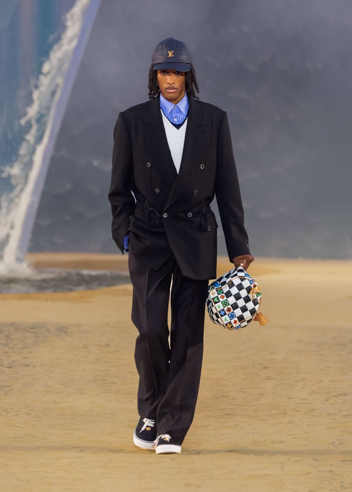 Louis Vuitton's Spring/Summer 2027 menswear show goes surfing with Pharrell Williams