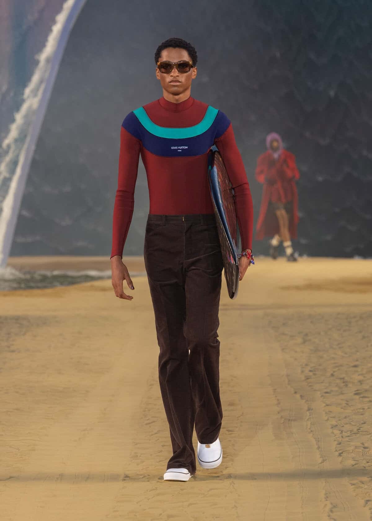 Louis Vuitton's Spring/Summer 2027 menswear show goes surfing with Pharrell Williams