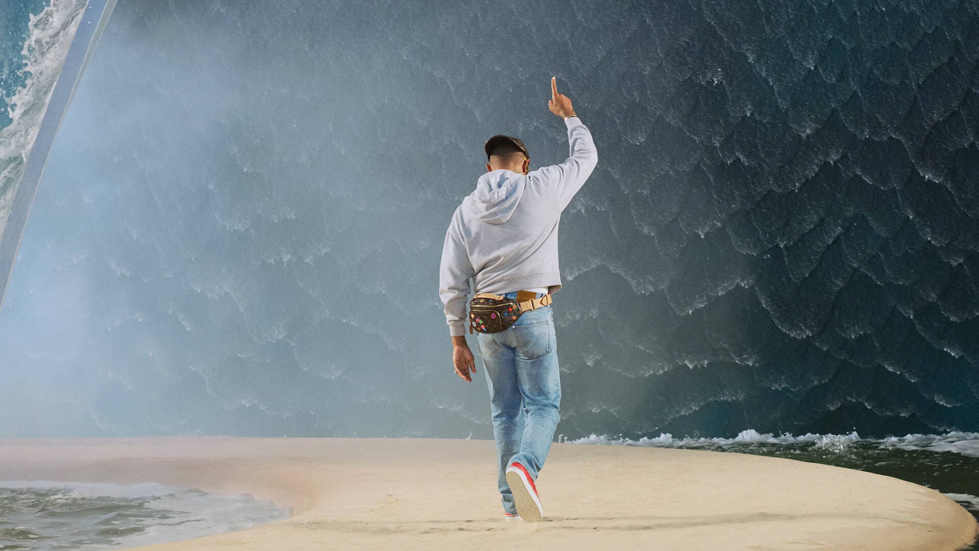 Louis Vuitton's Spring/Summer 2027 menswear show goes surfing with Pharrell Williams
