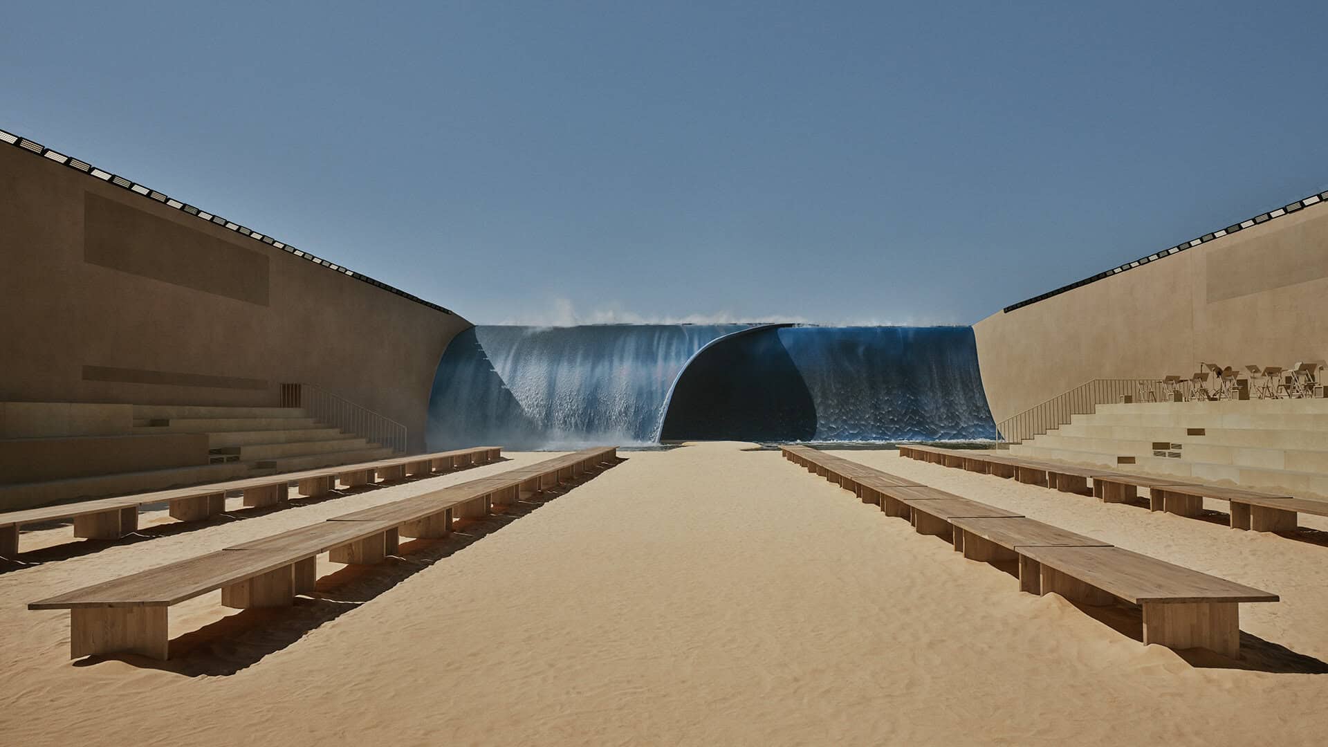 Louis Vuitton's Spring/Summer 2027 menswear show goes surfing with Pharrell Williams