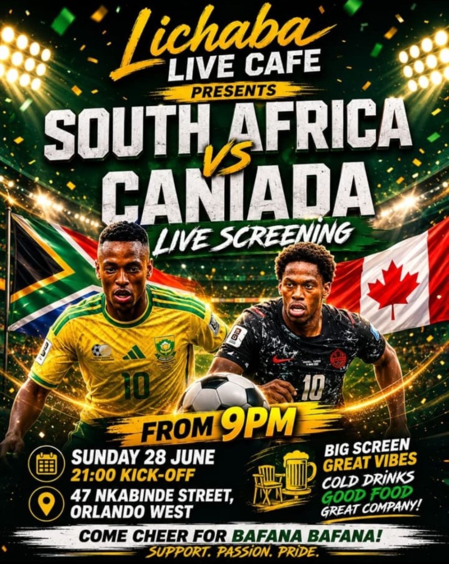 Watch Party at Kwa Lichaba in Soweto