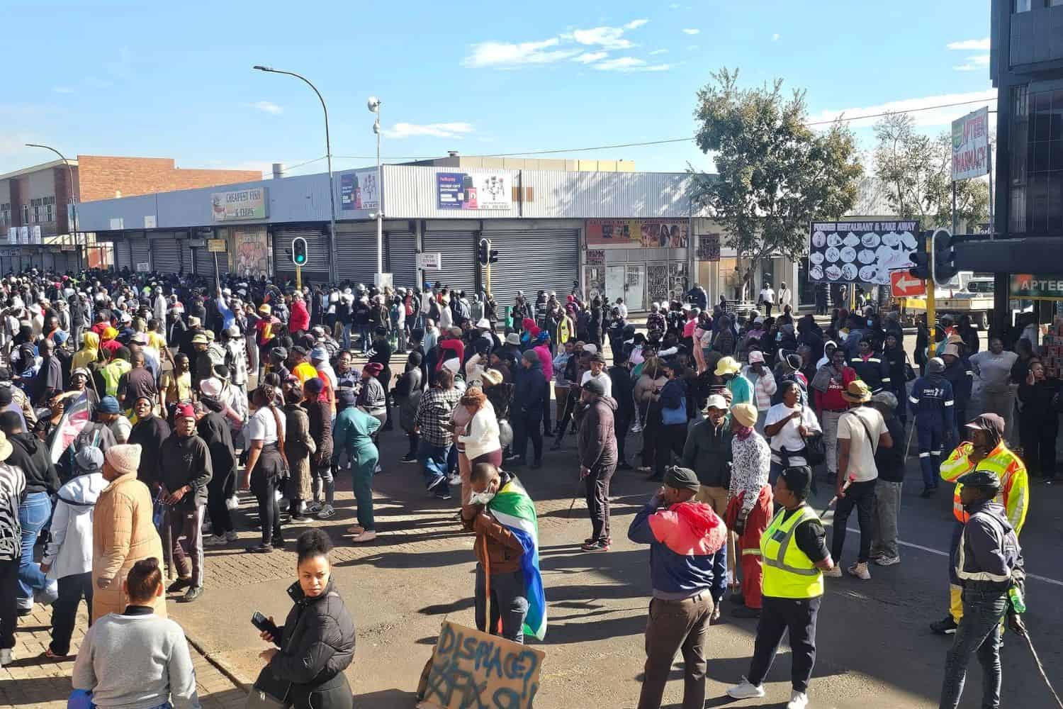 Middelburg CBD brought to a standstill as March an