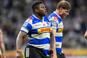 Stormers players Ntuthuko Mchunu and Evan Roos