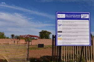 Kimberley mortuary construction site.