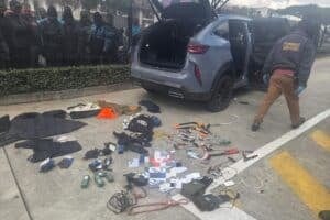 Hijacked car seized at Nicolway Mall, one arrested