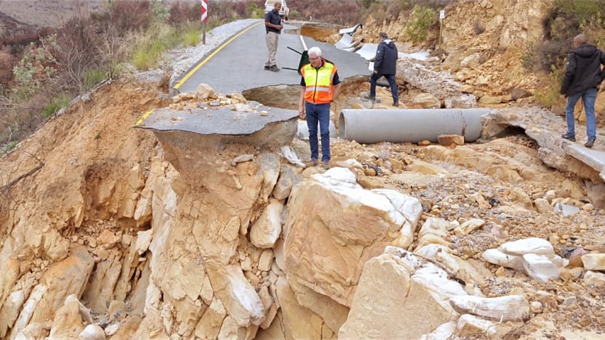 severe weather conditions, repairs, western cape, mop-up operations, alan winde, infrastructure
