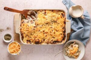 Veggie-filled macaroni cheese, fresh from the oven with a golden, bubbling cheddar crust. Picture: Supplied, Rediscover Dairy