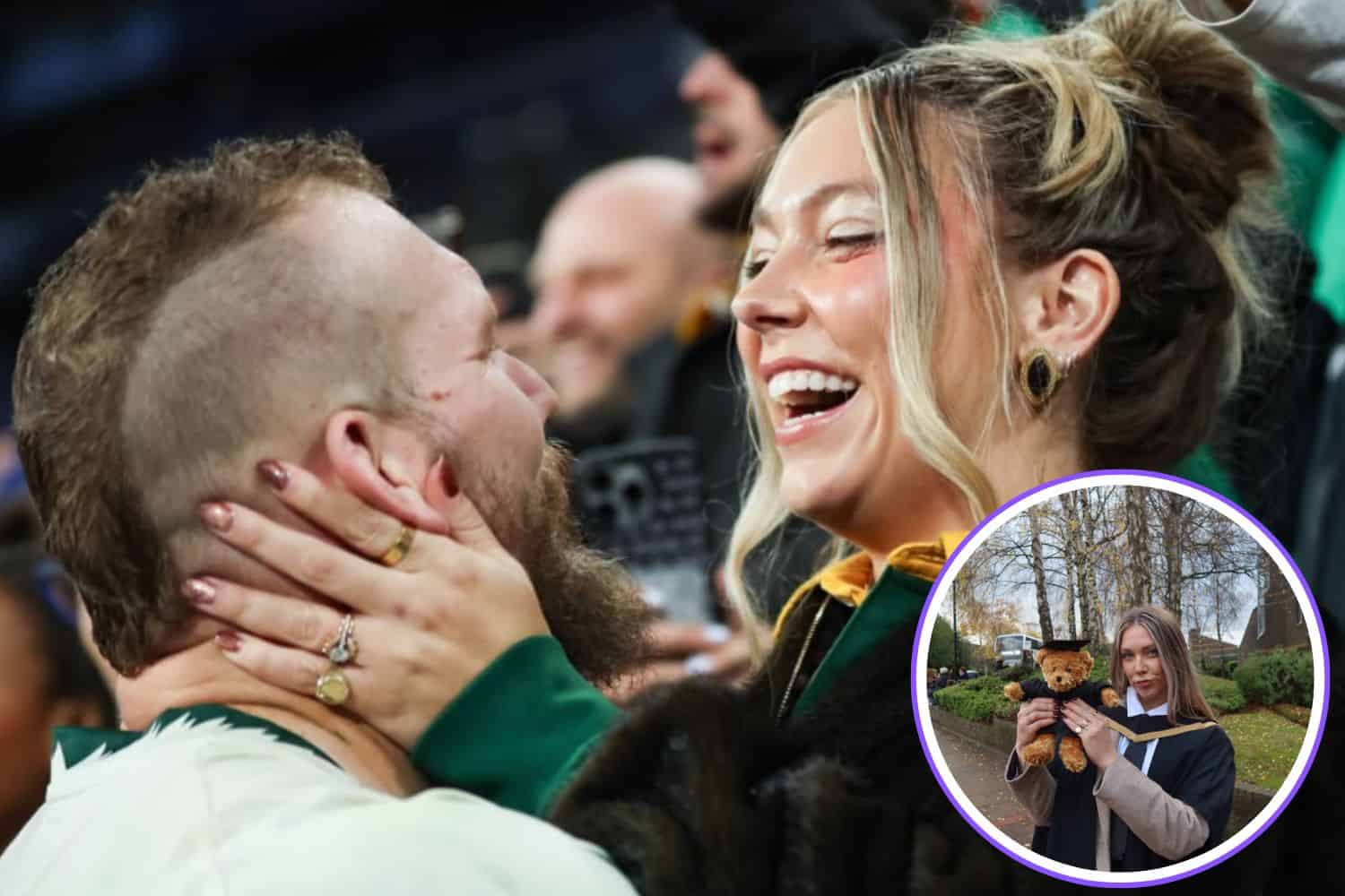 MBA graduate Saskia and Springbok star RG Snyman a