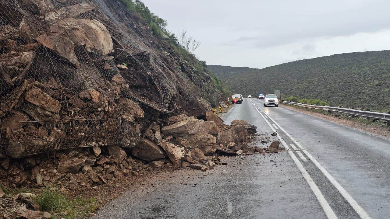 Western Cape, weather conditions, rockfalls