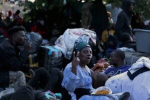 Make the best out of the situation is how many are surving living at the camp.