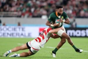 Springbok centre Lukhanyo Am veteran for the SA 'A' team