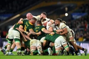 Springboks and England scrums