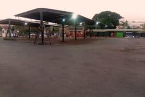 One of KwaDukuza's busiest taxi ranks stands deserted as residents and taxi operators protest over an ongoing route dispute.