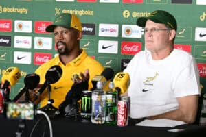 Mzwandile Stick and Rassie Erasmus