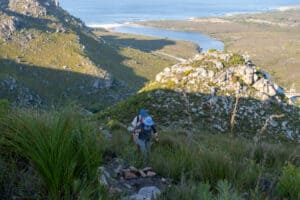 hikers, table mountain, rescue, operation, dangerous route