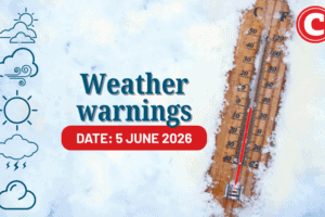 Weather forecast for 5 June 2026