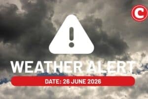 Weather forecast 26 June 2026