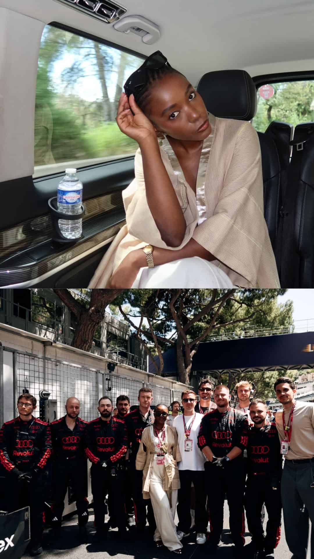 Ama Qamata in Monaco. Picture: Instagram, @amaqamata