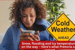 Snow is expected over parts of the Eastern Cape, Western Cape and Northern Cape this week as a powerful cut-off low brings freezing temperatures, heavy rain and strong winds.