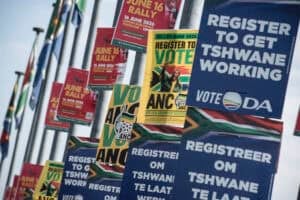 Various political party posters