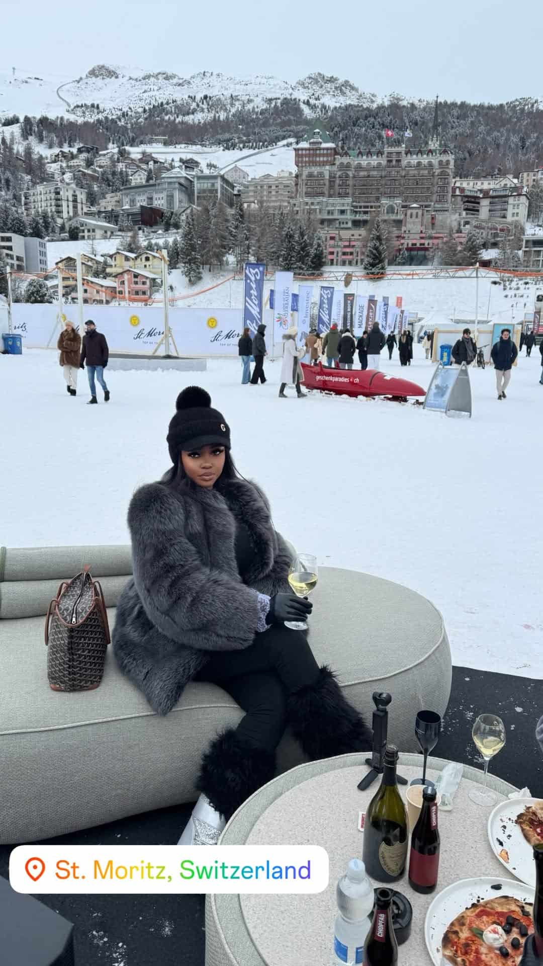 Ama Qamata in Monaco. Picture: Instagram, @amaqamata