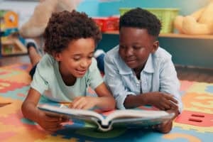 Children reading