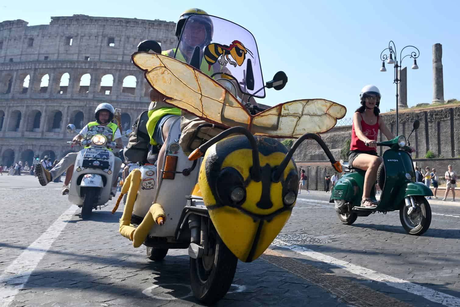 Vespa enthusiasts from around the world