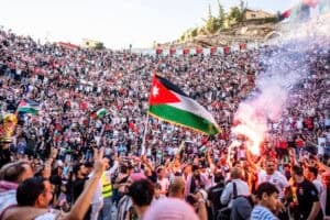 Jordanian football fans