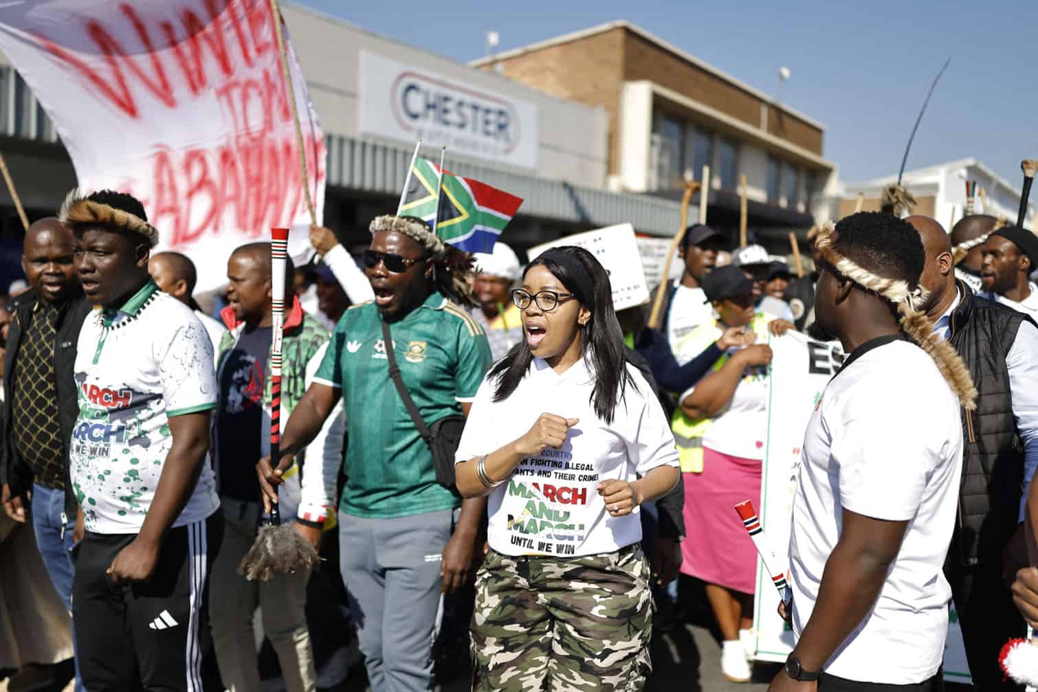 March and March leader Jacinta Ngobesi-Zuma