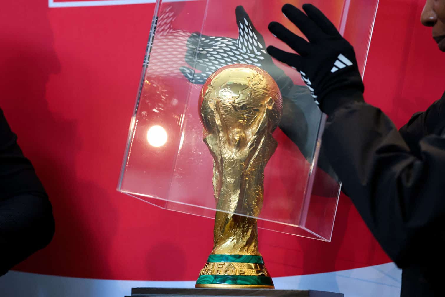The FIFA World Cup trophy