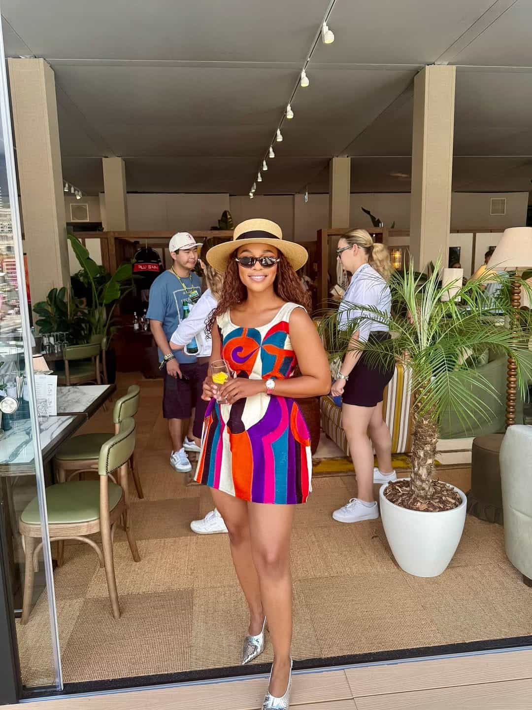 Nomzamo Mbatha in Monaco. Picture: Instagram, @nomzamo_m