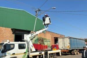 The metro disconnects electricity from a property.